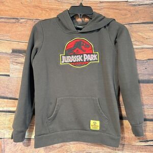 Jurassic World Boys Large Hoodie BoxLunch Exclusive Black Claw Marks Danger L 14